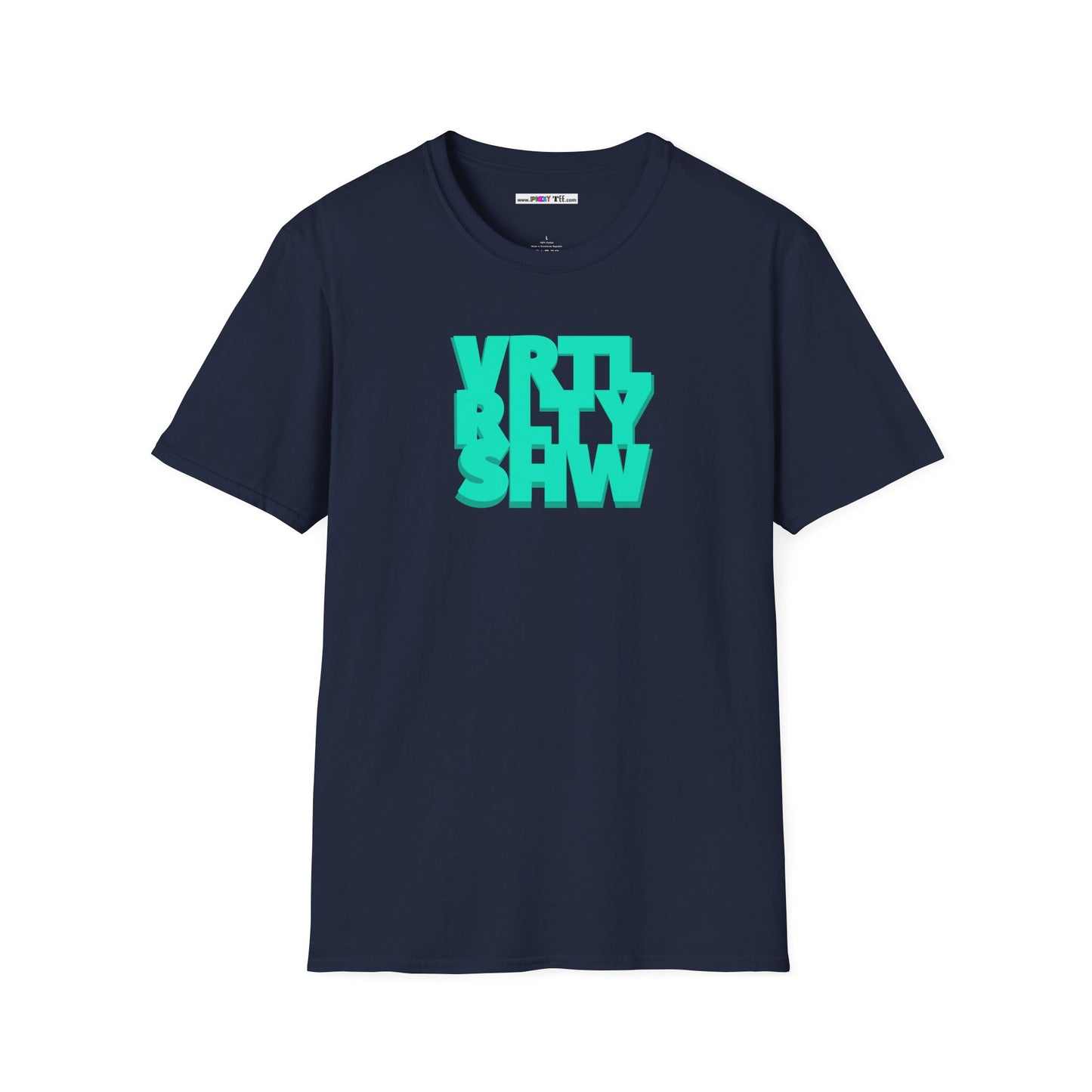 VRTL RLTY SHW Unisex Softstyle 100% Cotton T-Shirt