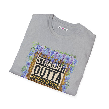 STRAIGHT OUTTA BRIDGERTON Unisex Softstyle 100% Cotton T-Shirt