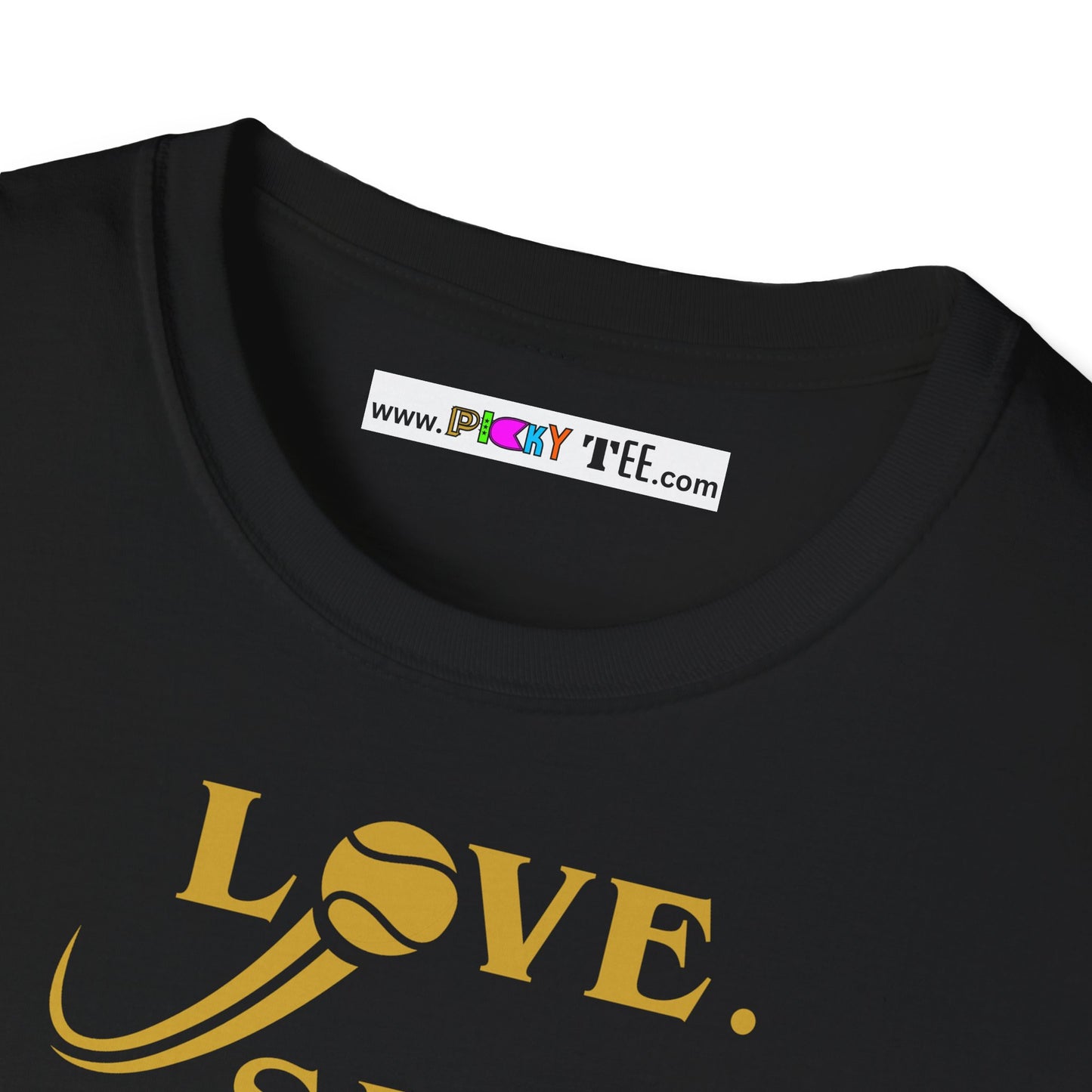 LOVE Set Match Unisex Softstyle 100% Cotton T-Shirt