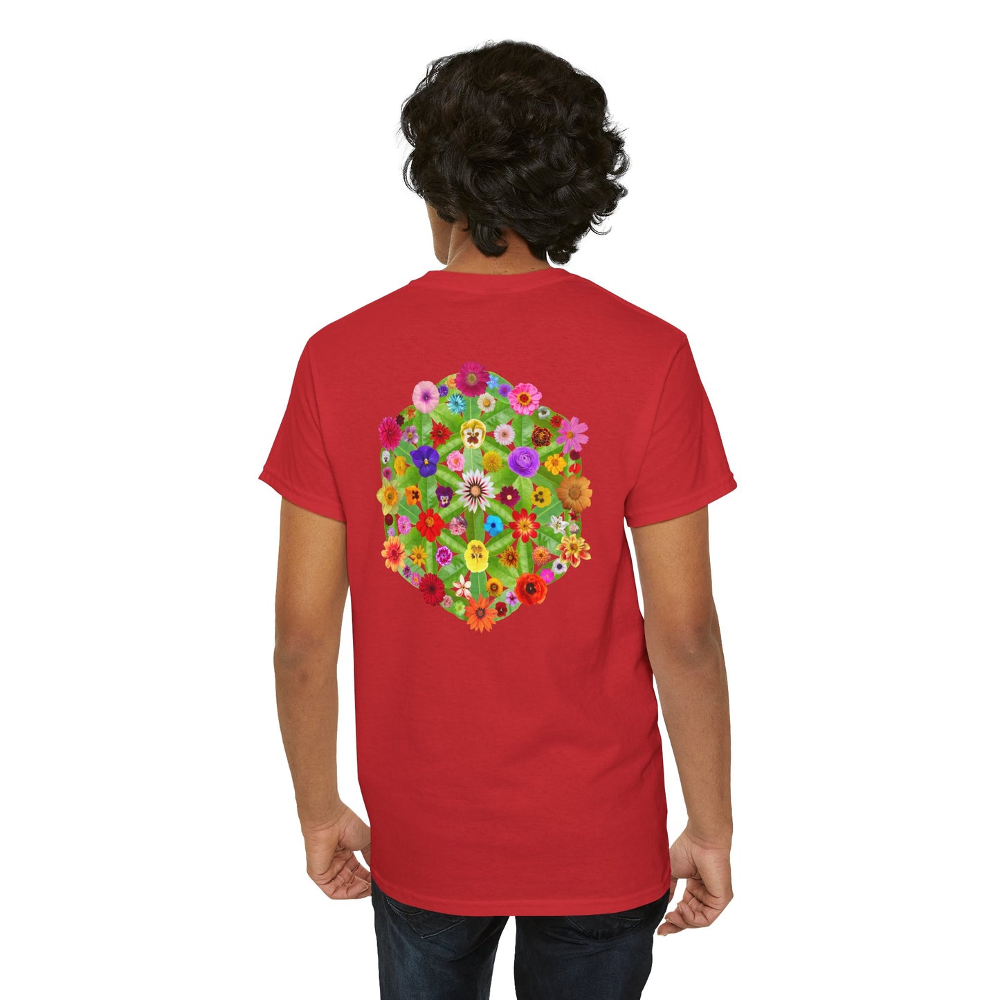 Flowers of Life Unisex Heavy Cotton Tee