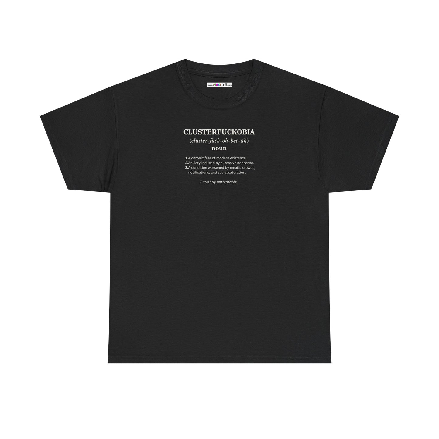 CLUSTERFUCKOBIA Unisex Heavy Cotton Tee