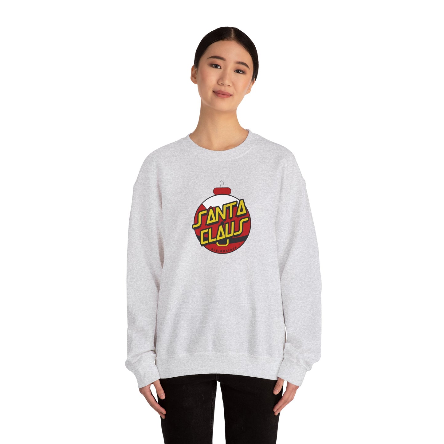 SANTA CLAUS SLEIGHRIDES Unisex Heavy Blend™ Crewneck Sweatshirt