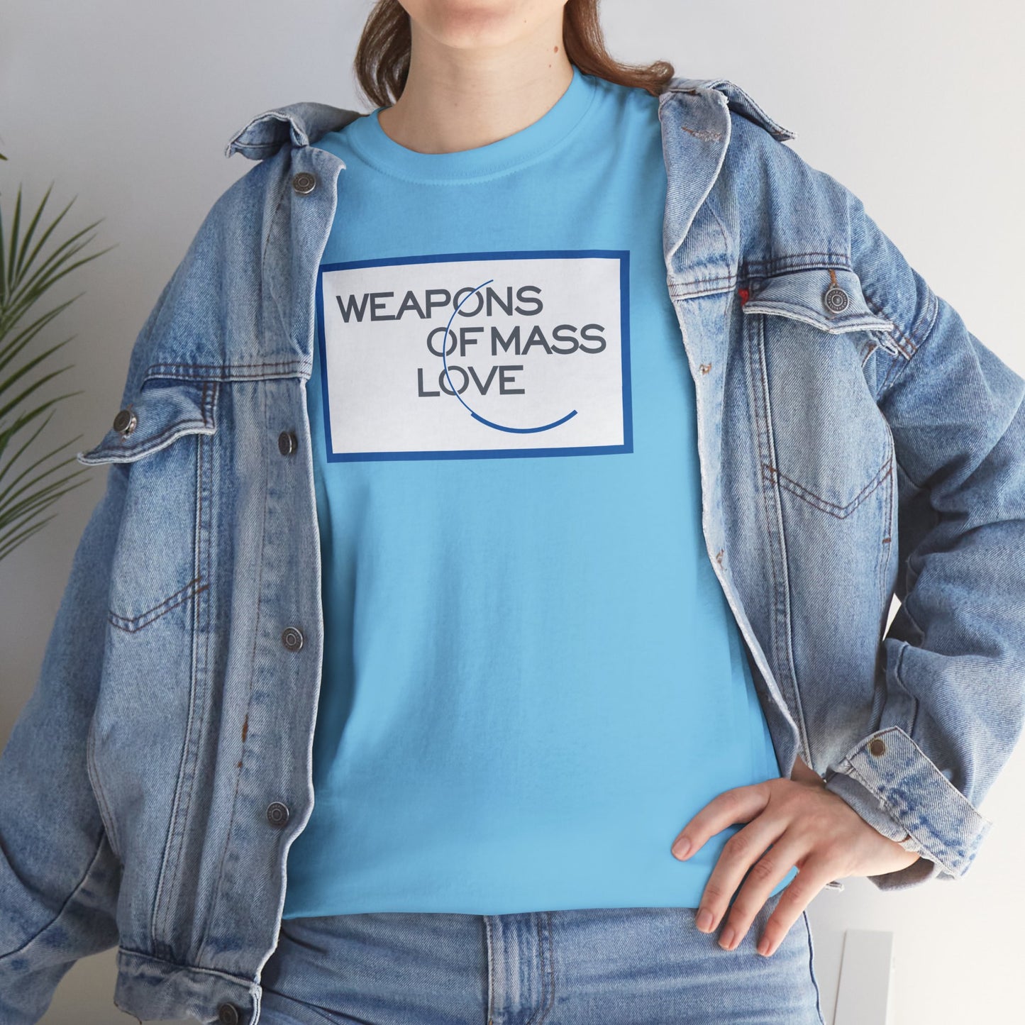 WEAPONS OF MASS LOVE Unisex Heavy Cotton Tee