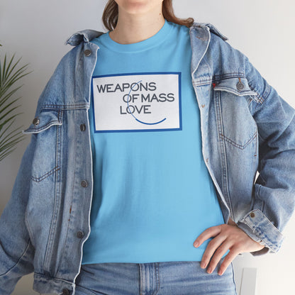 WEAPONS OF MASS LOVE Unisex Heavy Cotton Tee