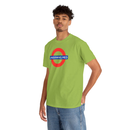 UNDERWHELMED Unisex Heavy Cotton Tee