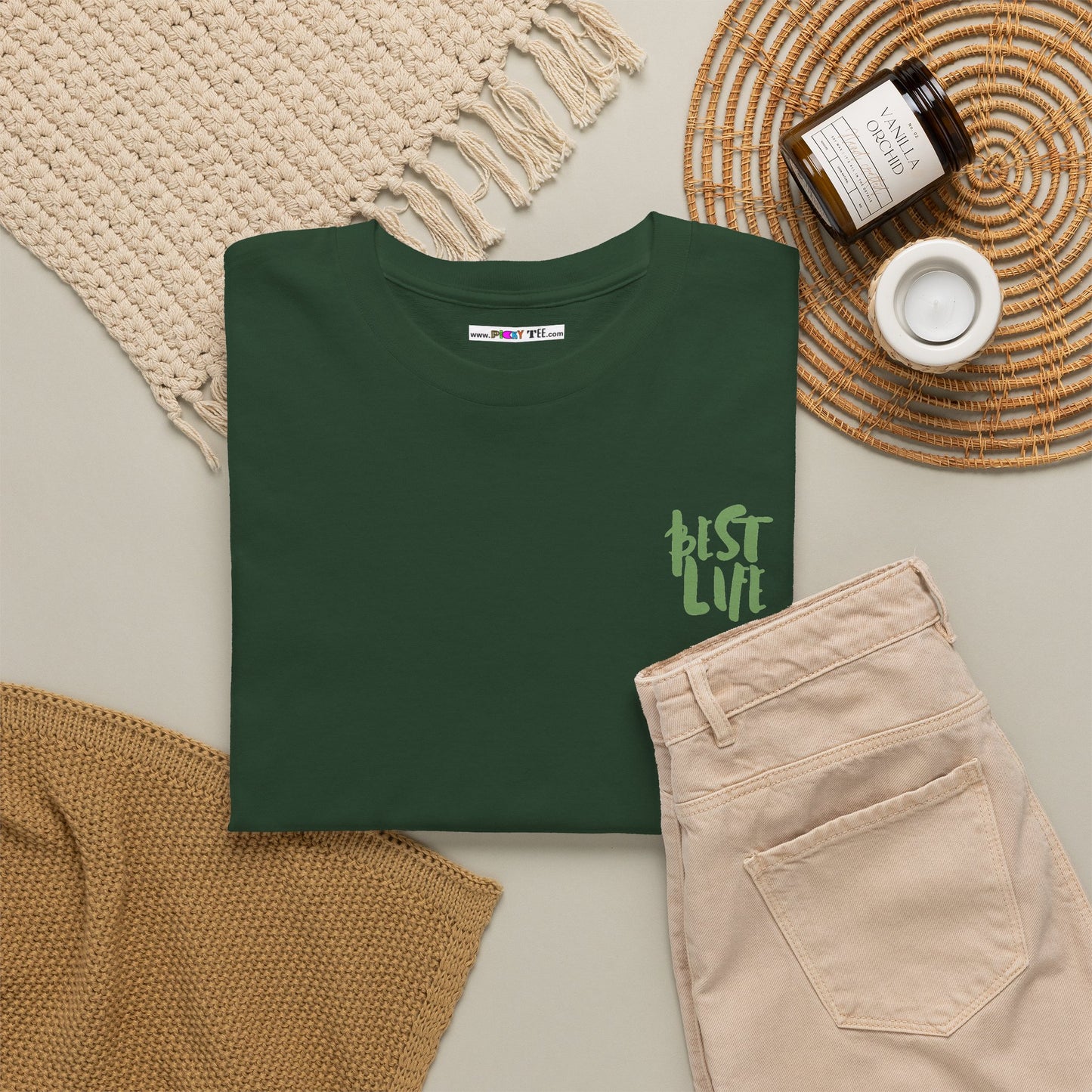 BEST LIFE Unisex Heavy Cotton Tee