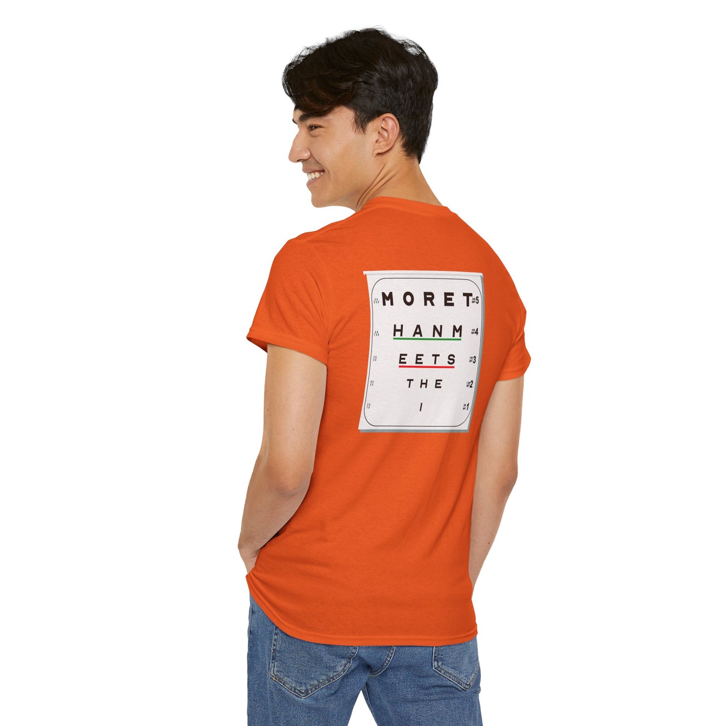 MORE THAN MEETS THE I TEST Unisex Heavy Cotton Tee