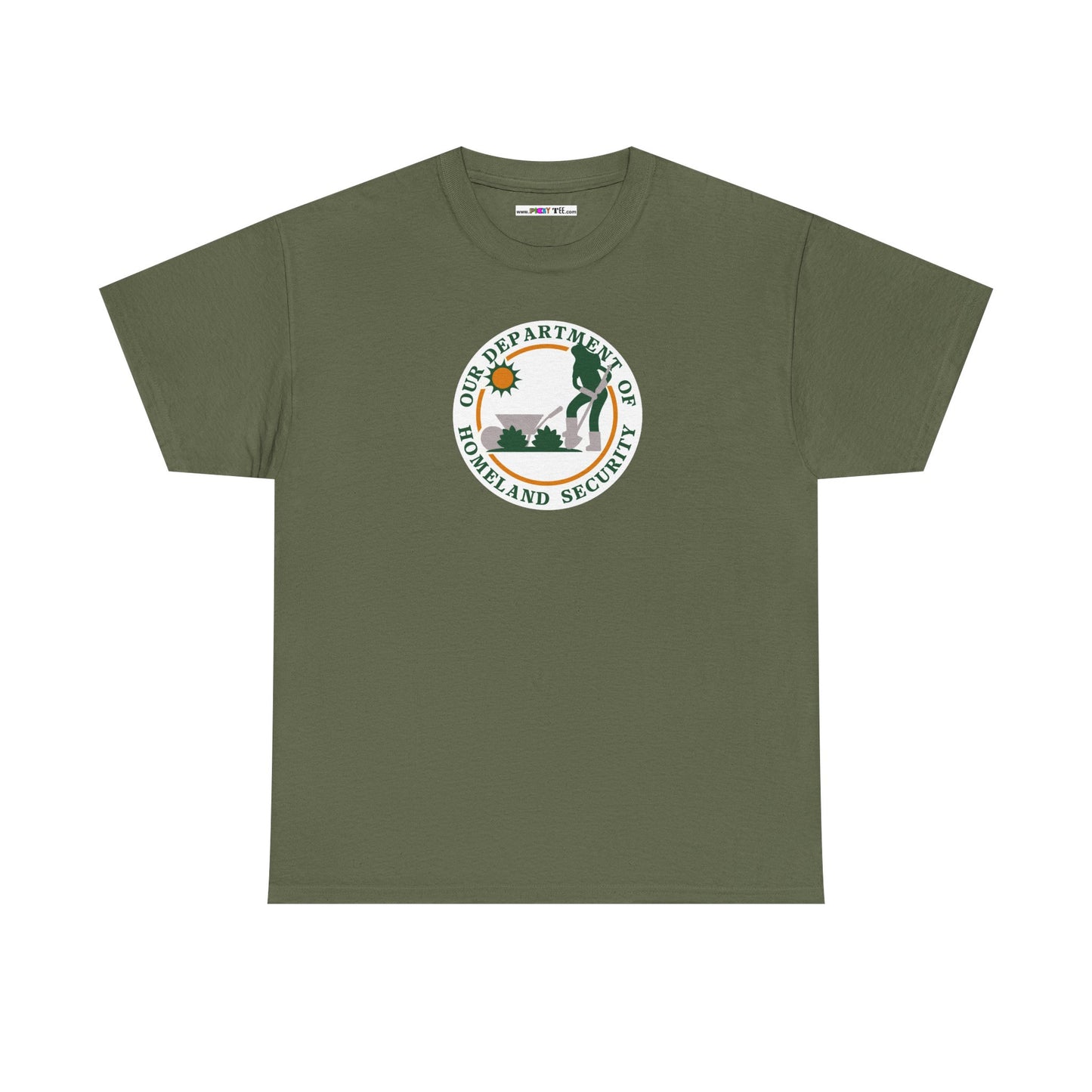 HOMELAND SECURITY (OUR DEPARTMENT OF) Unisex Heavy Cotton Tee