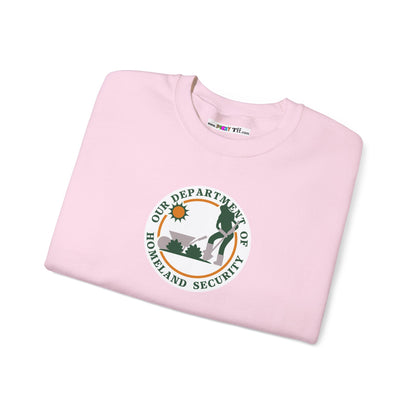 HOMELAND SECURITY (OUR DEPARTMENT OF)  Unisex Heavy Cotton Sweatshirt
