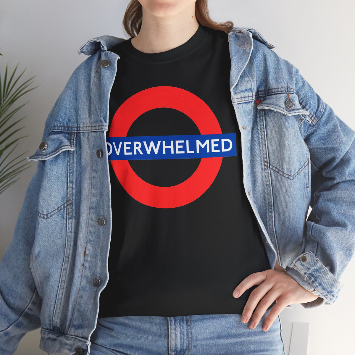 OVERWHELMED Unisex Heavy Cotton Tee