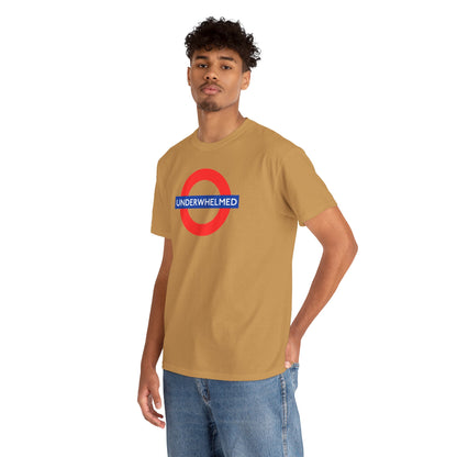 UNDERWHELMED Unisex Heavy Cotton Tee