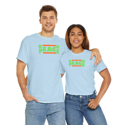 REACH PEACE Unisex Heavy Cotton Tee