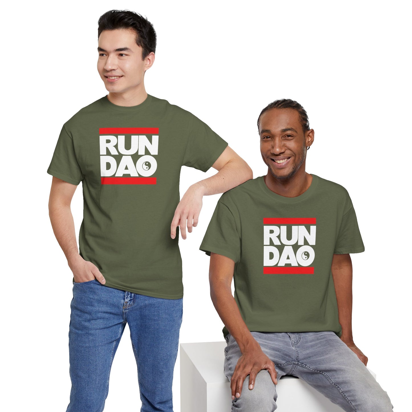 RUN DAO Unisex Heavy Cotton Tee