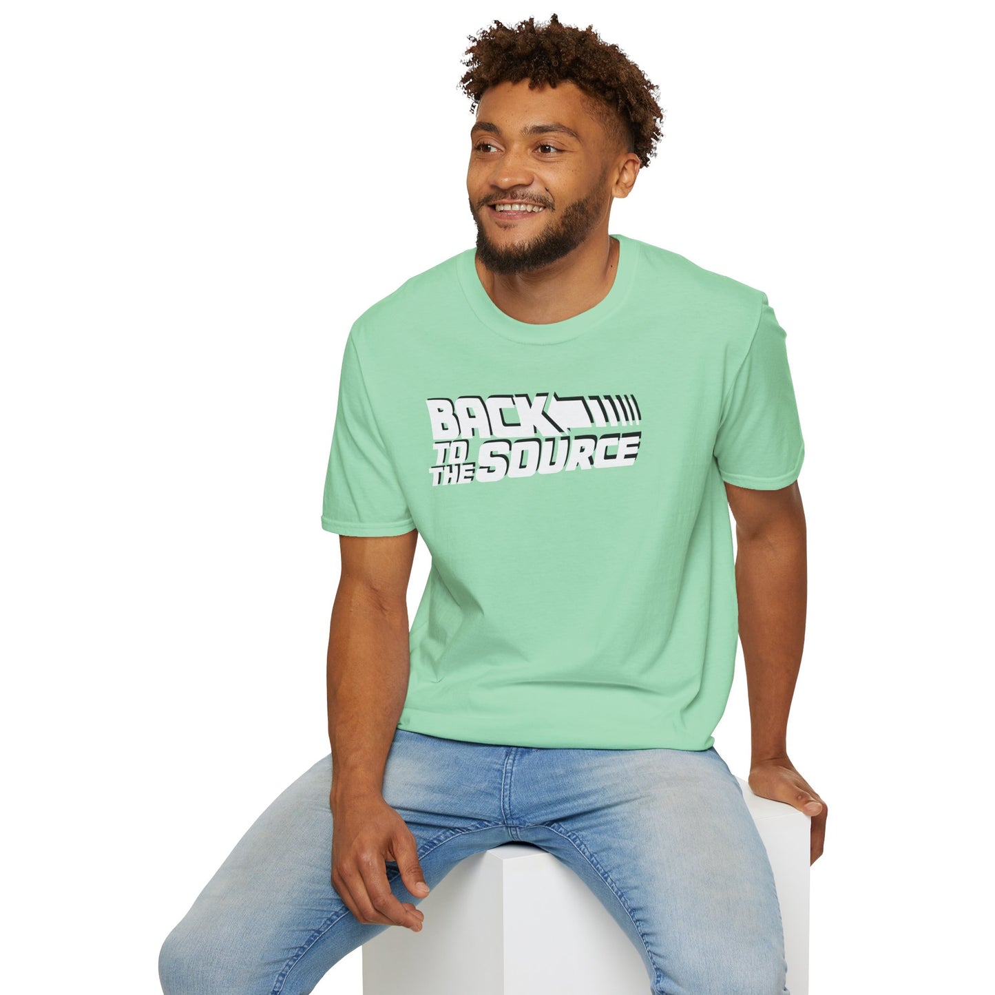 BACK TO THE SOURCE Unisex Softstyle 100% Cotton T-Shirt