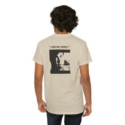 CARPE DIEM "I SEIZE DAY, PEOPLE" Unisex Heavy Cotton Tee