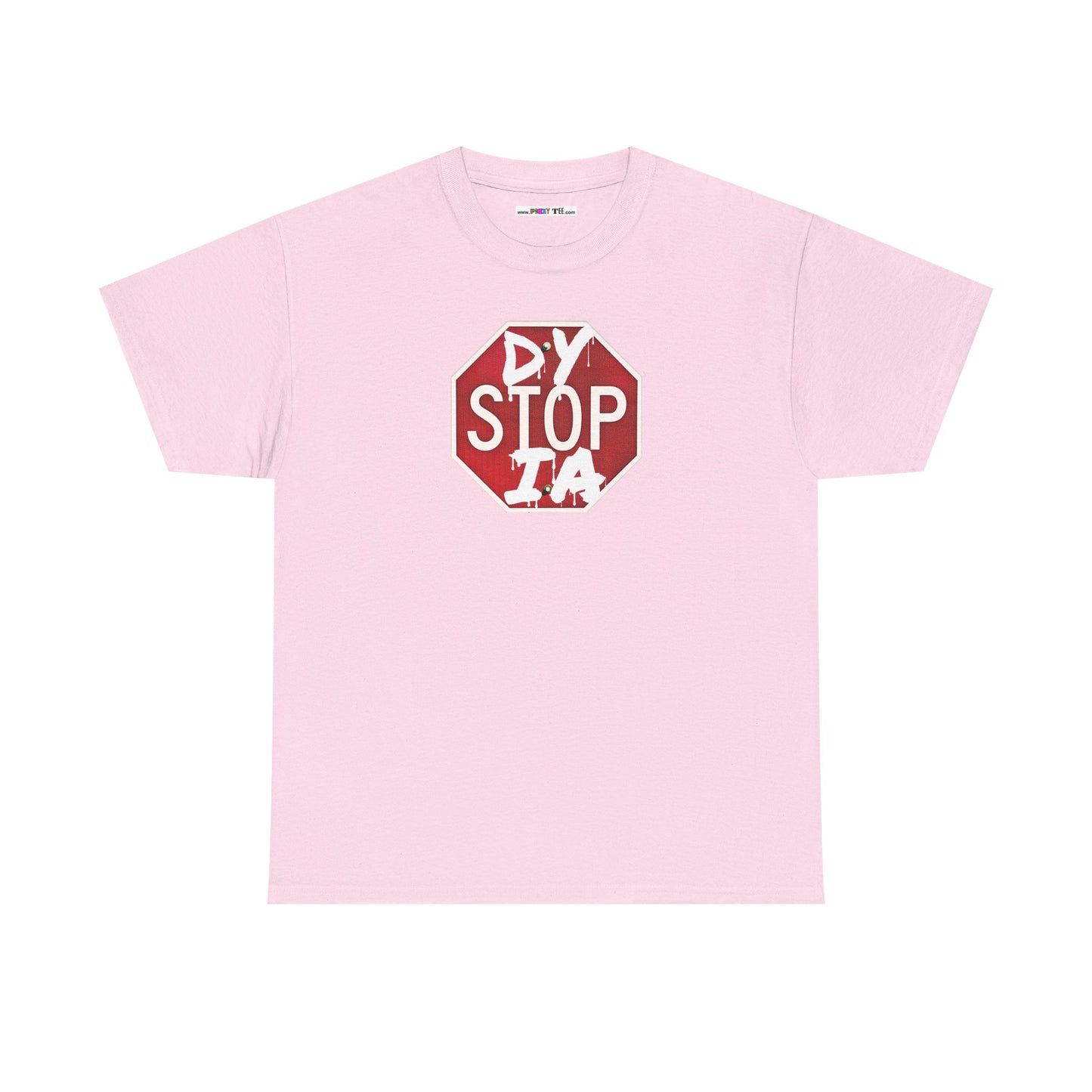 STOP DYSTOPIA Unisex Heavy Cotton Tee