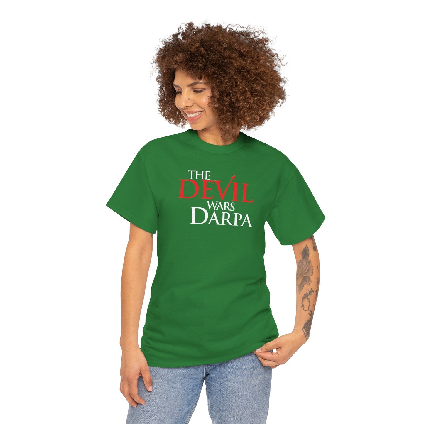 THE DEVIL WARS DARPA Unisex Heavy Cotton Tee