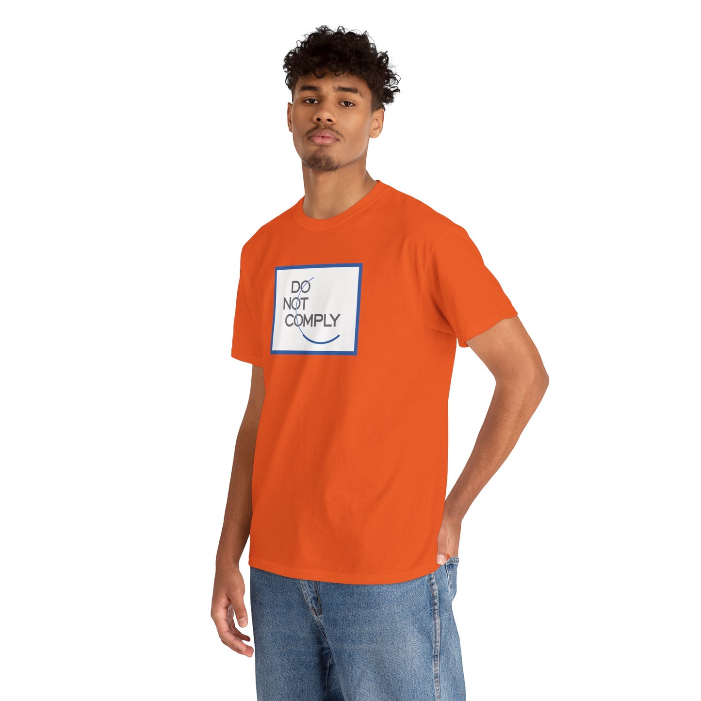 DO NOT COMPLY Unisex Heavy Cotton Tee