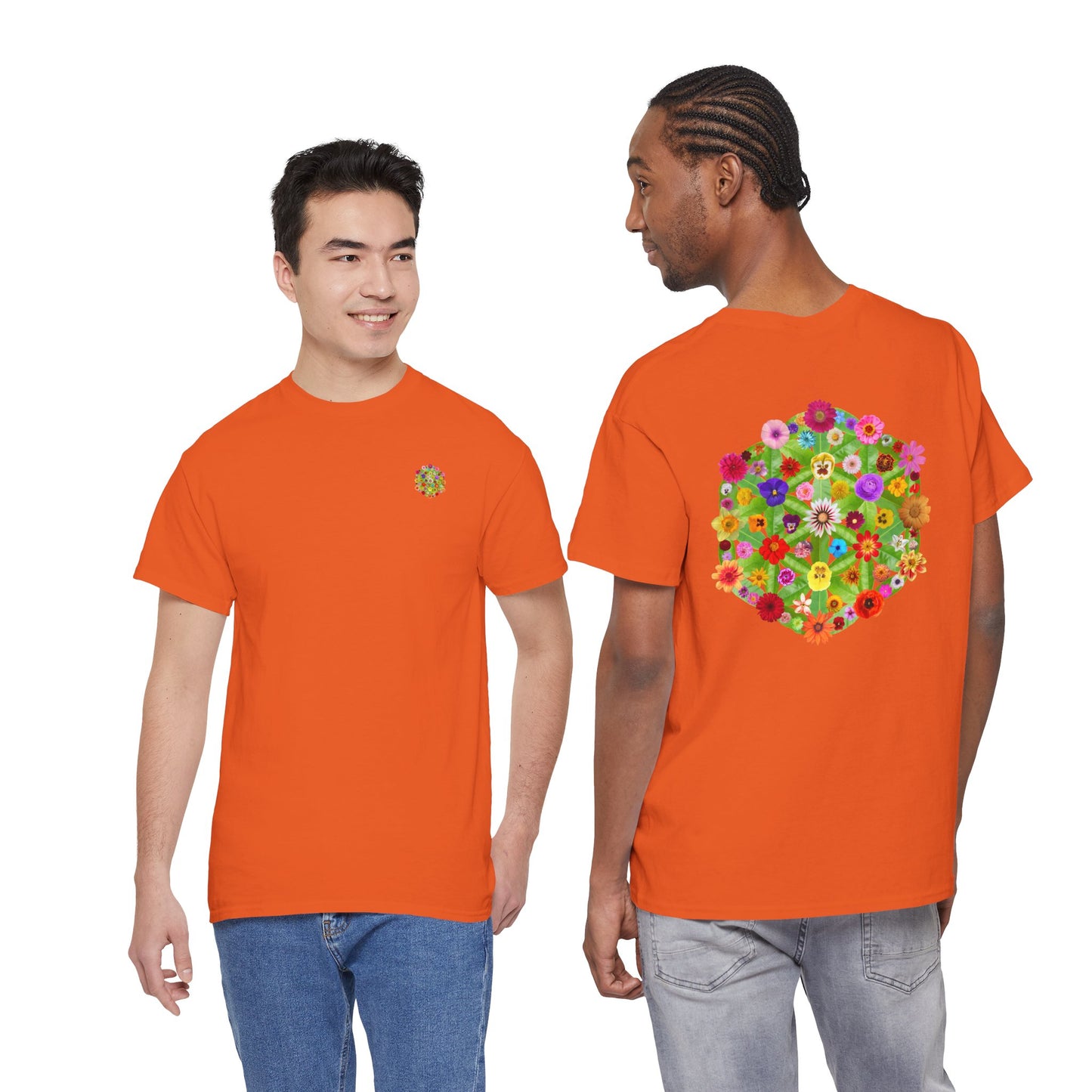 Flowers of Life Unisex Heavy Cotton Tee