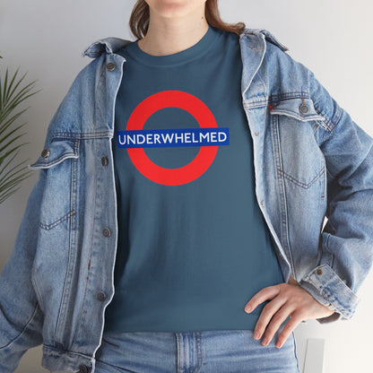 UNDERWHELMED Unisex Heavy Cotton Tee