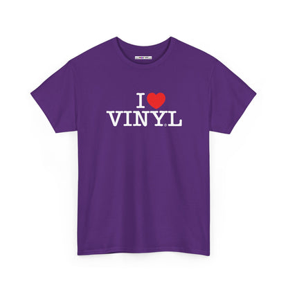 I ❤️ VINYL Unisex Heavy Cotton Tee