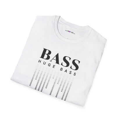 BASS HUGE BASS Unisex Softstyle 100% Cotton T-Shirt