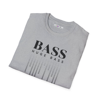 BASS HUGE BASS Unisex Softstyle 100% Cotton T-Shirt
