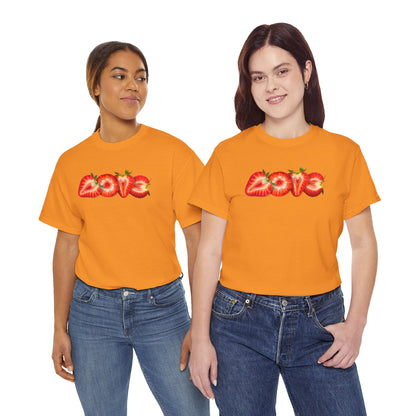 BERRY MUCH LOVE Unisex Heavy Cotton Tee