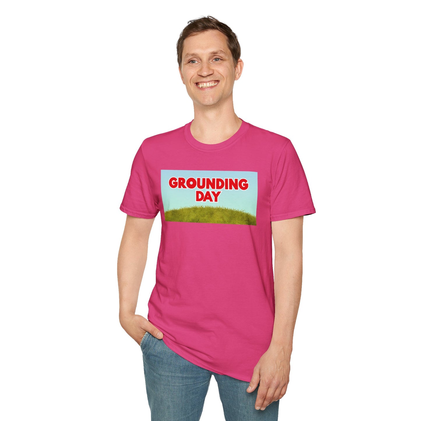 GROUNDING DAY Unisex Softstyle 100% Cotton T-Shirt