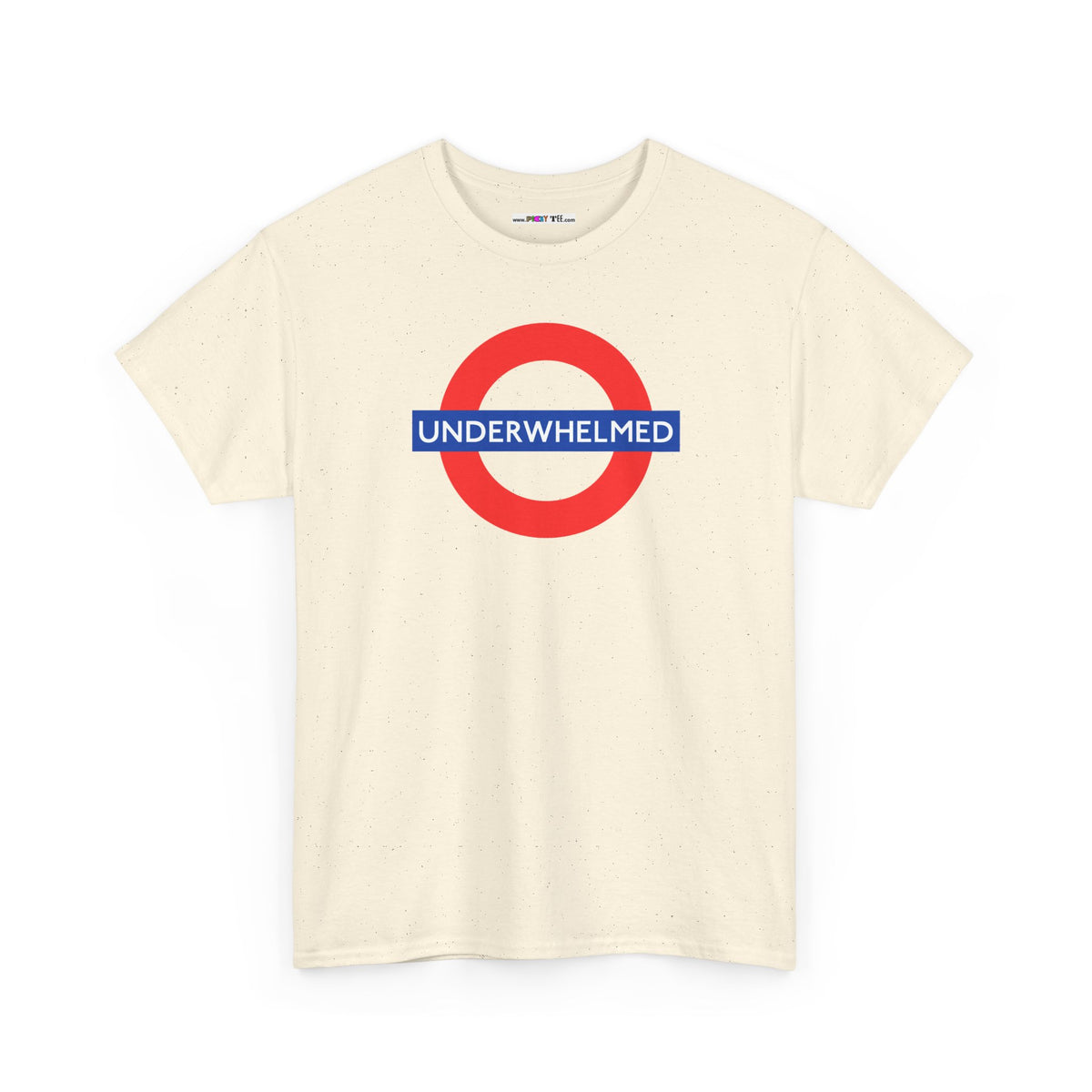 UNDERWHELMED Unisex Heavy Cotton Tee