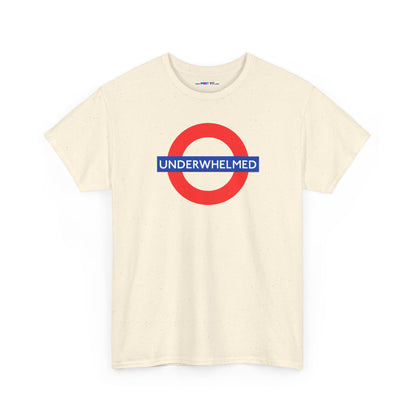 UNDERWHELMED Unisex Heavy Cotton Tee