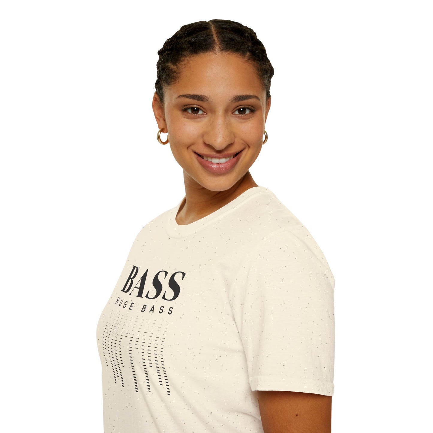 BASS HUGE BASS Unisex Softstyle 100% Cotton T-Shirt
