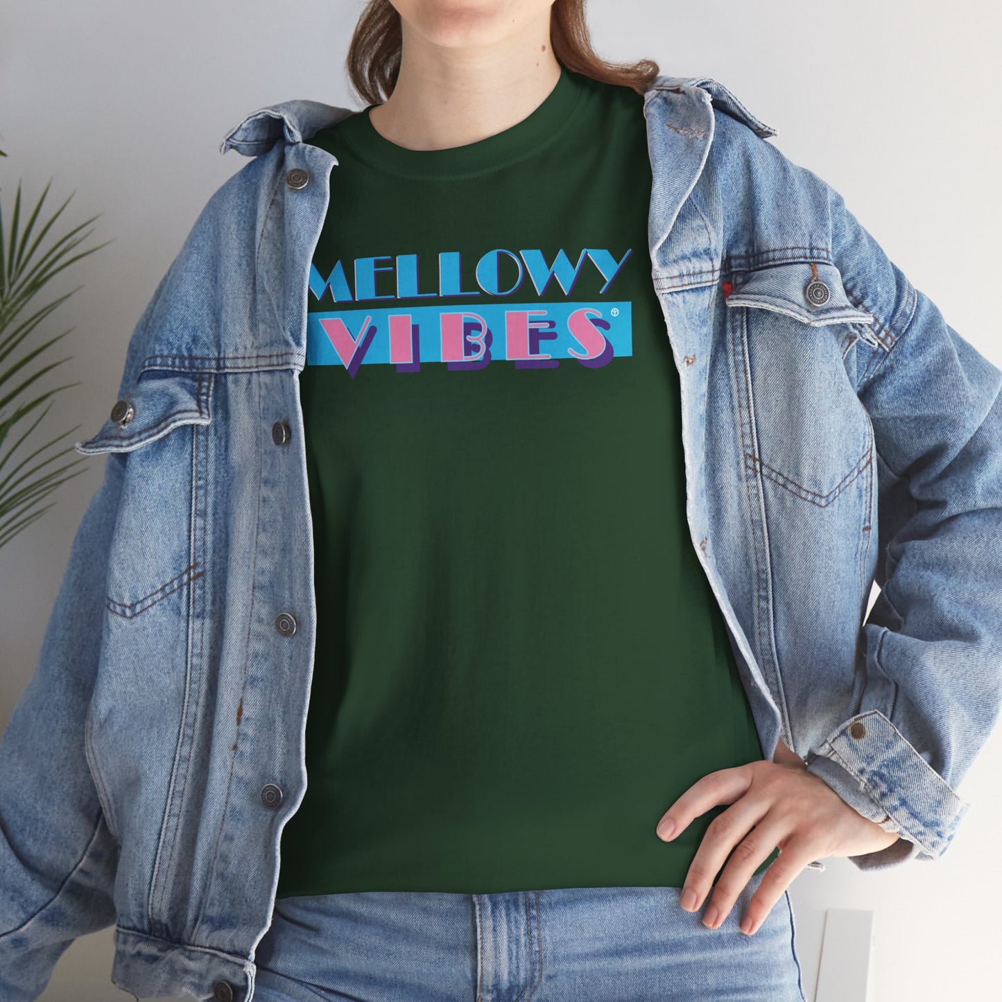 MELLOWY VIBES Unisex Heavy Cotton Tee