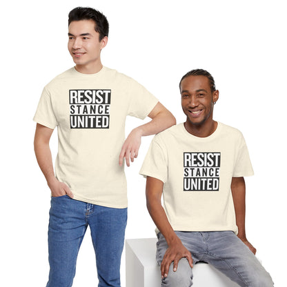 RESIST STANCE UNITED Unisex Heavy Cotton Tee