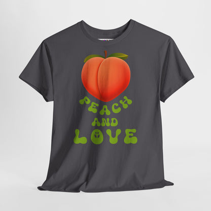 PEACH AND LOVE Unisex Heavy Cotton Tee