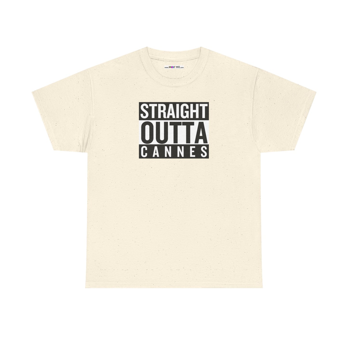 STRAIGHT OUTTA CANNES Unisex Heavy Cotton Tee