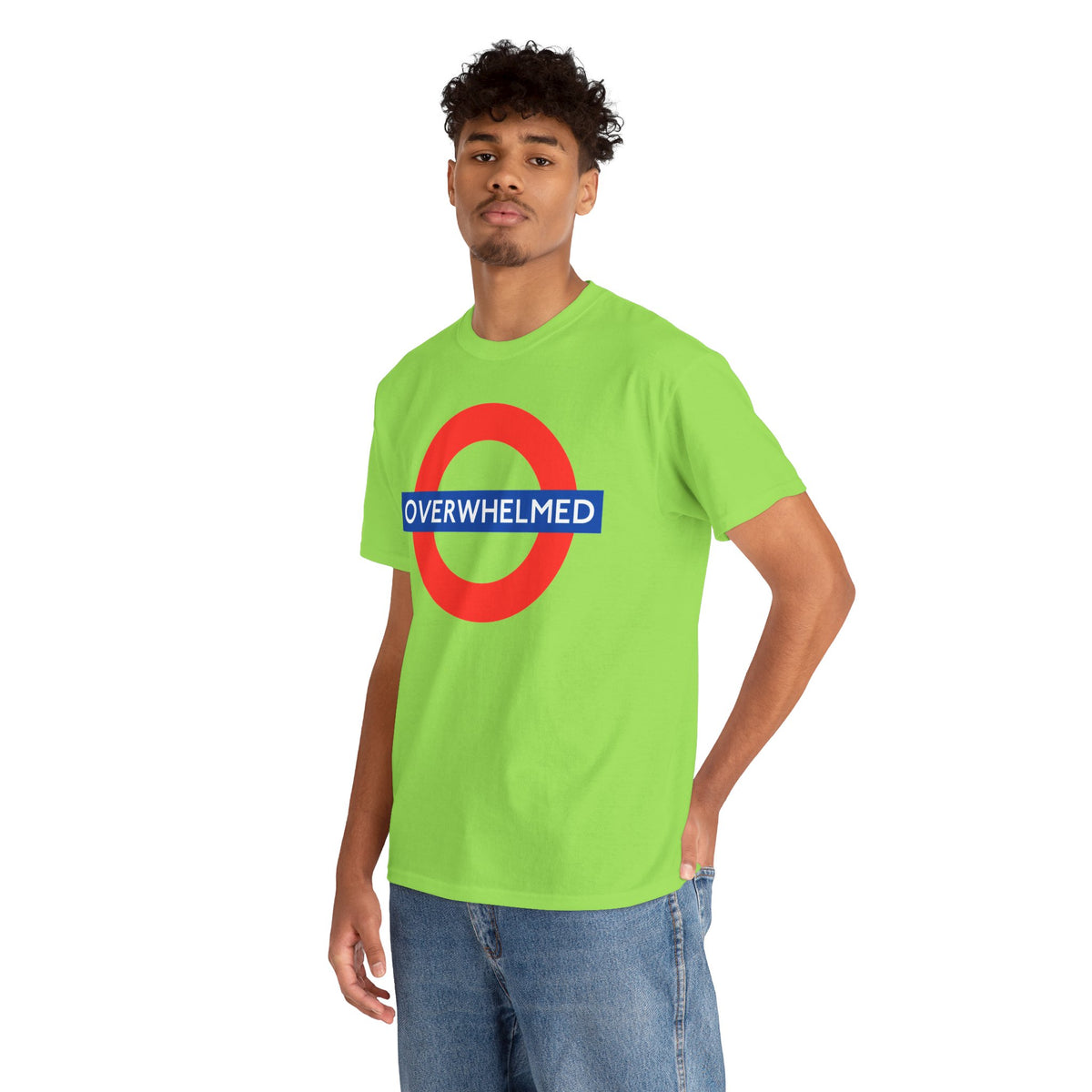 OVERWHELMED Unisex Heavy Cotton Tee