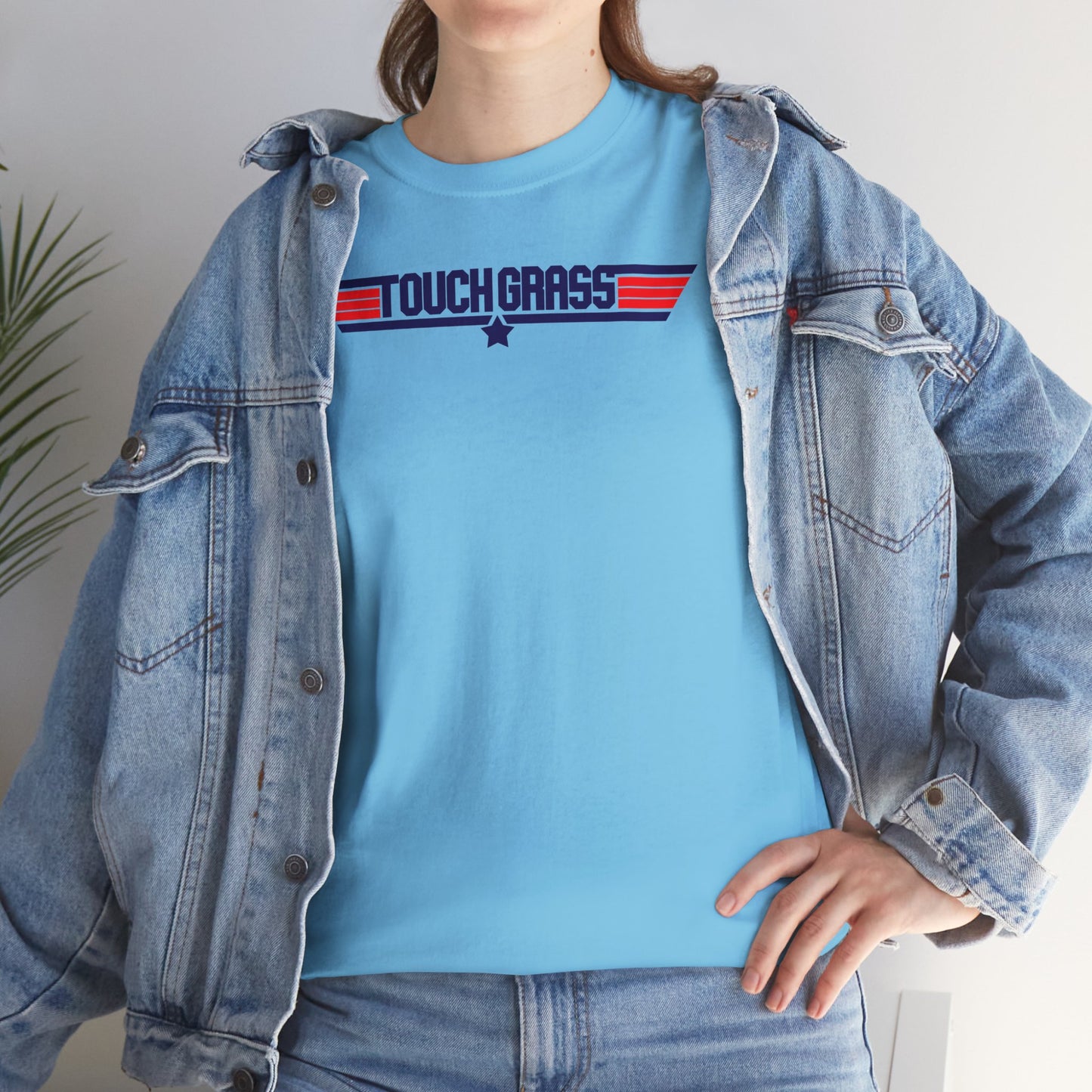 TOUCH GRASS Unisex Heavy Cotton Tee