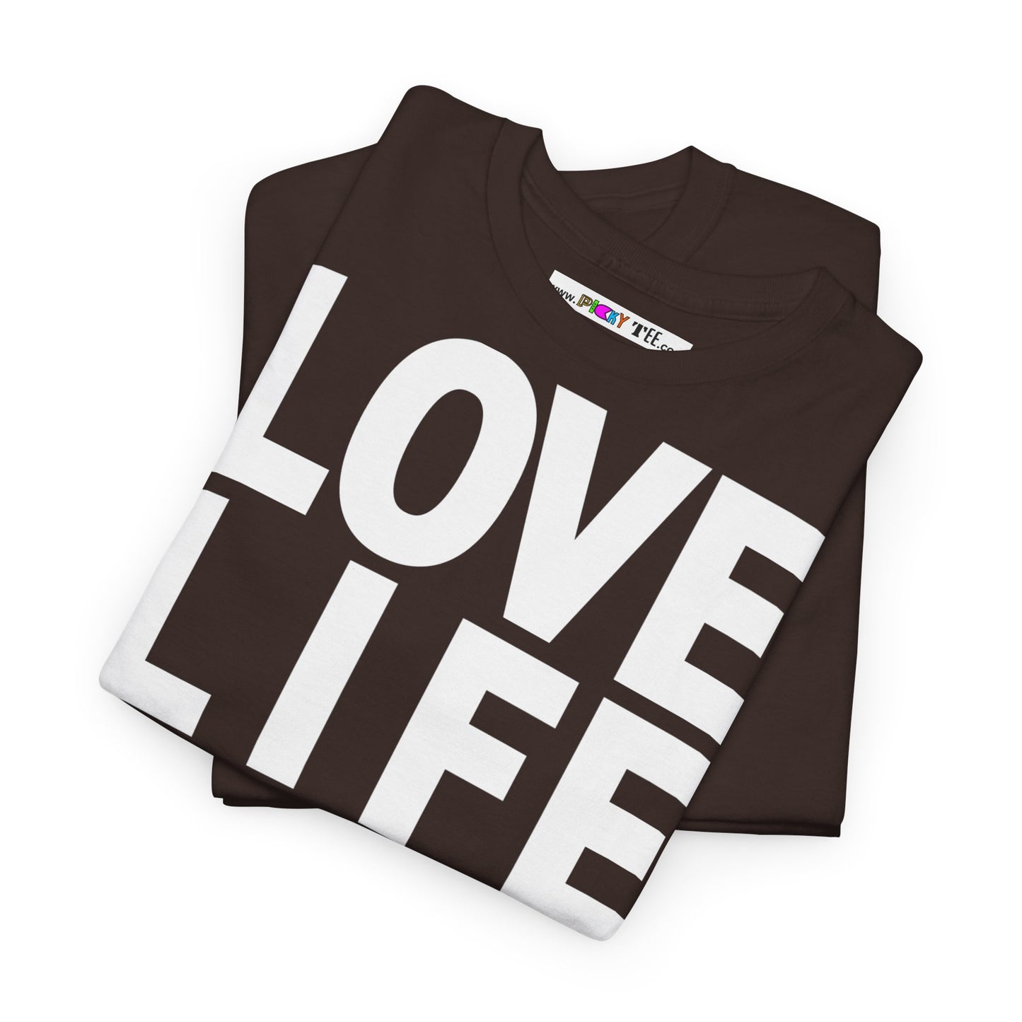 LOVE LIFE LIVE LOVE Unisex Heavy Cotton Tee