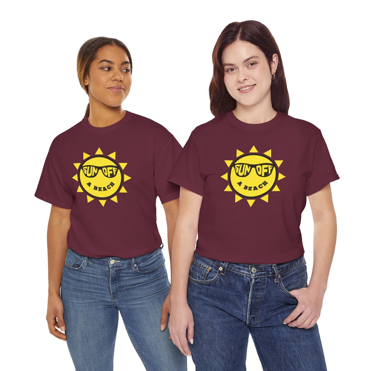 SUN OFF A BEACH Unisex Heavy Cotton Tee