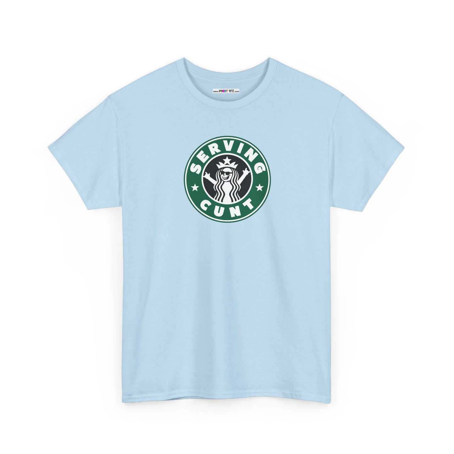 SERVINGCUNT Unisex Heavy Cotton Tee