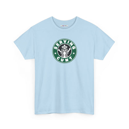 SERVINGCUNT Unisex Heavy Cotton Tee