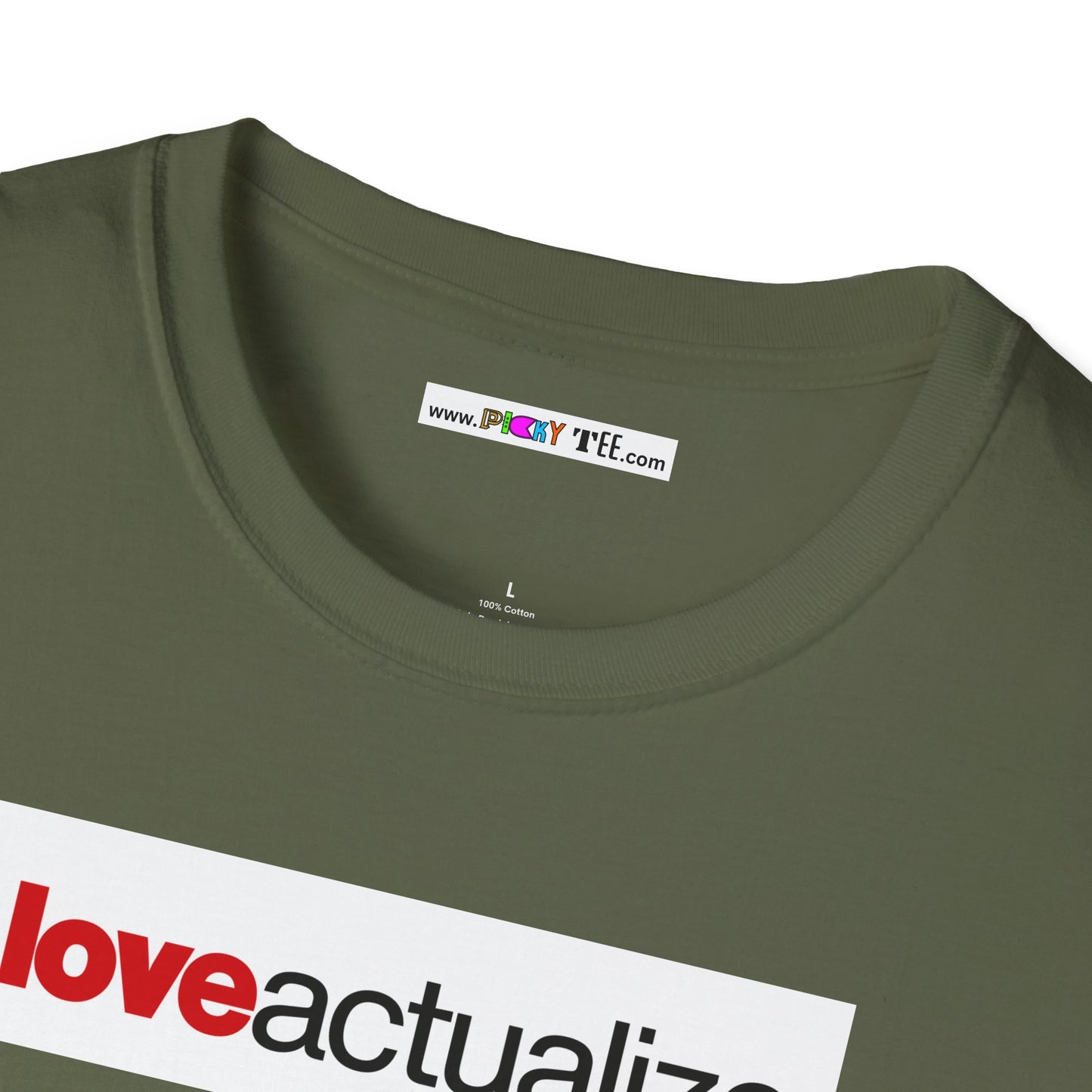 loveactualize Unisex Softstyle 100% Cotton T-Shirt