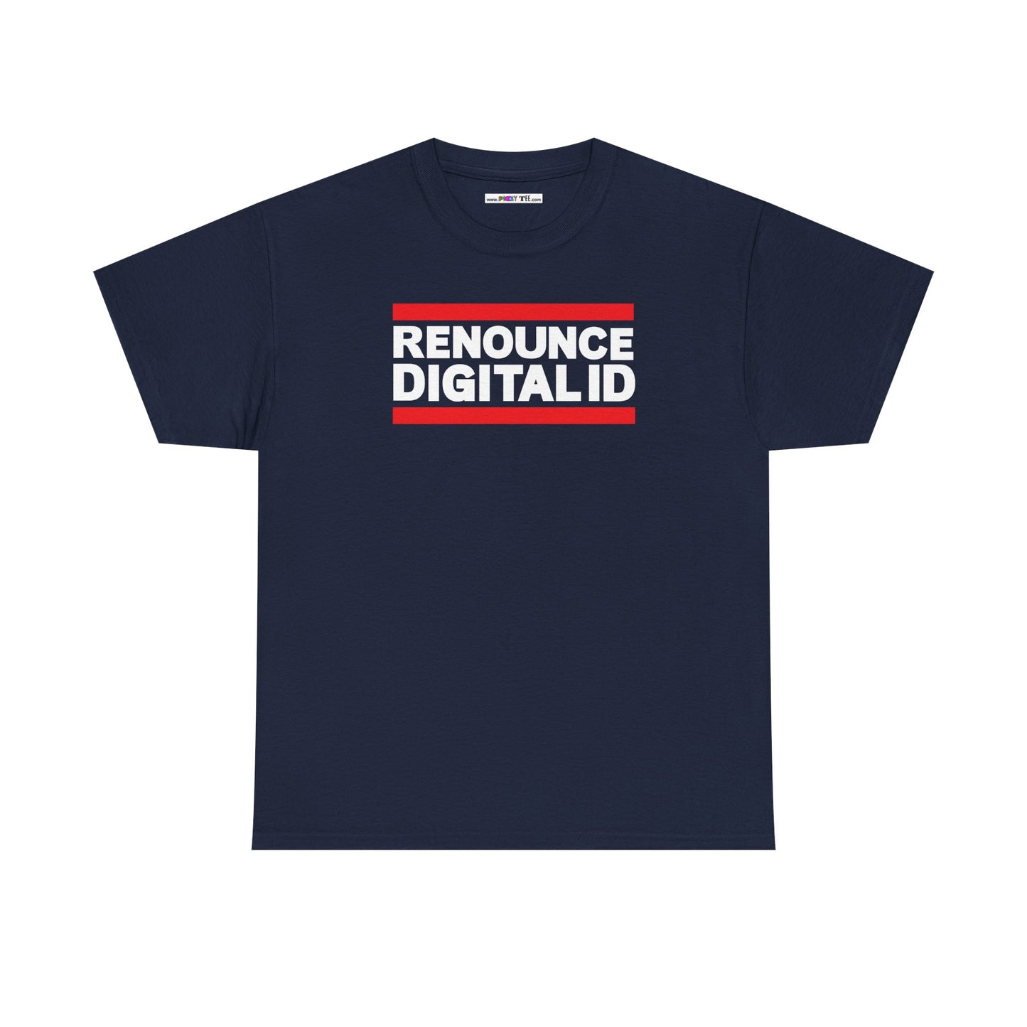 RENOUNCE DIGITAL ID Unisex Heavy Cotton Tee