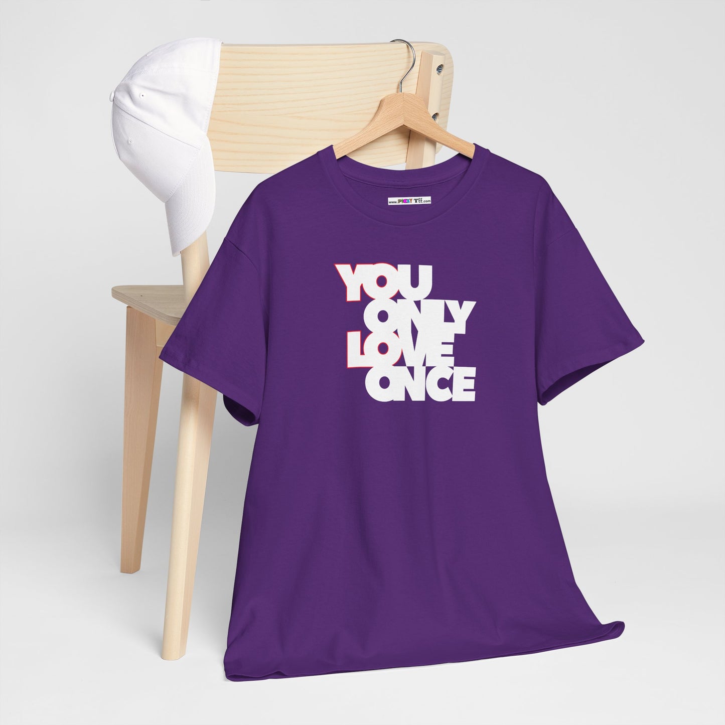 YOLO - YOU ONLY LOVE ONCE Unisex Heavy Cotton Tee