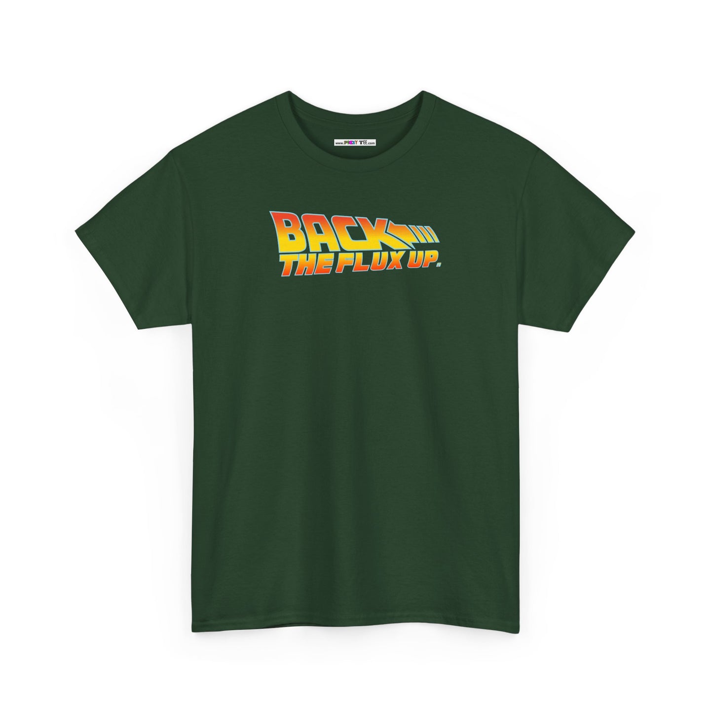 BACK THE FLUX UP Unisex Heavy Cotton Tee