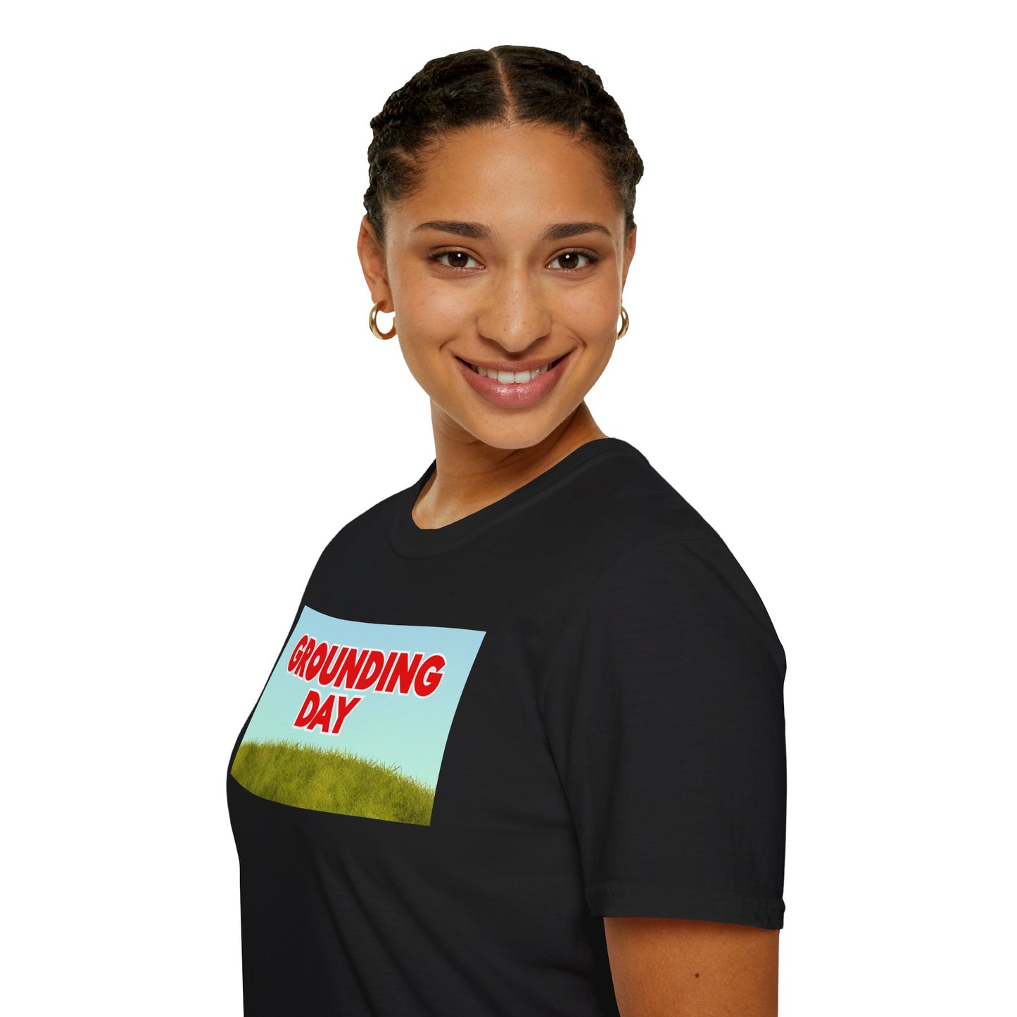 GROUNDING DAY Unisex Softstyle 100% Cotton T-Shirt