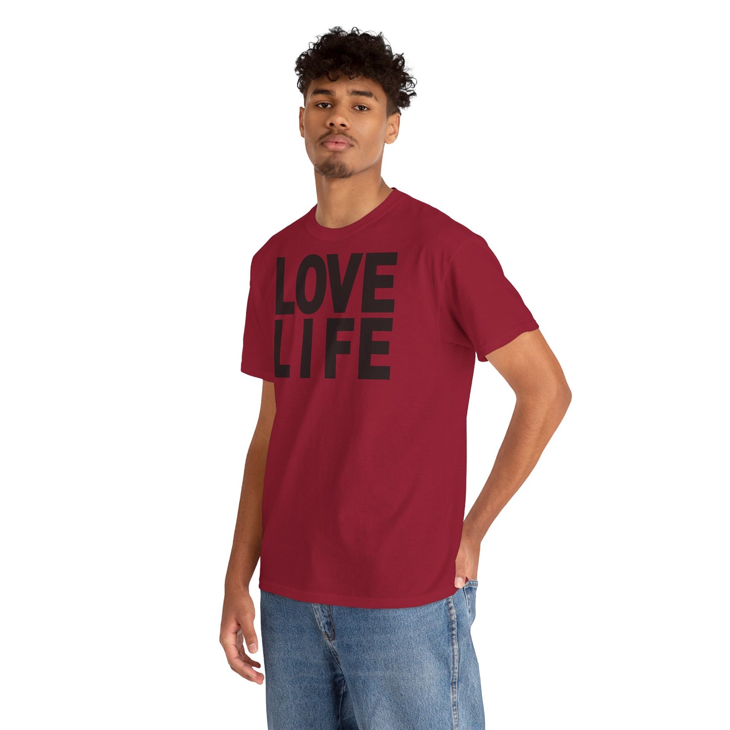 LOVE LIFE Unisex Heavy Cotton Tee