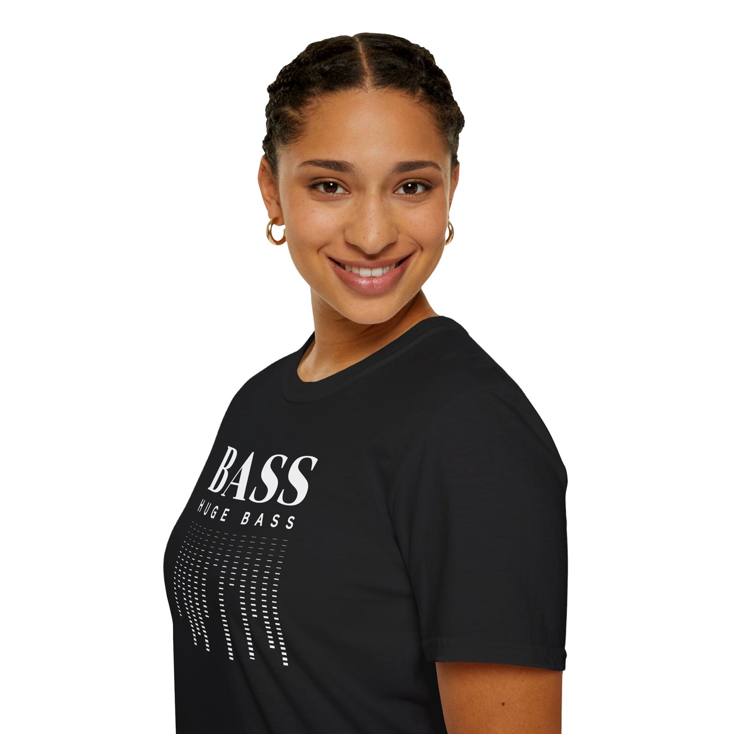 BASS HUGE BASS Unisex Softstyle 100% Cotton T-Shirt