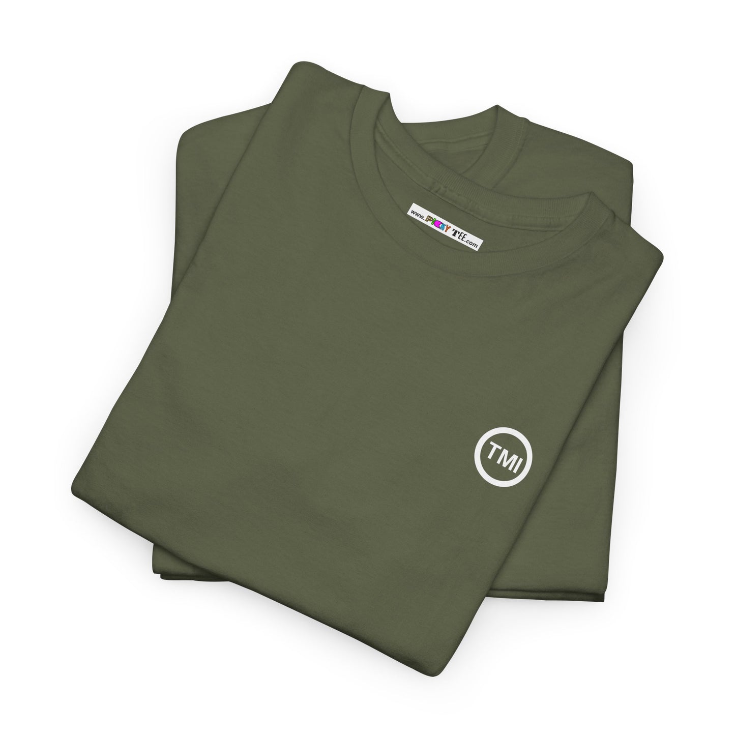 TooMuchInformation TMI Unisex Heavy Cotton Tee